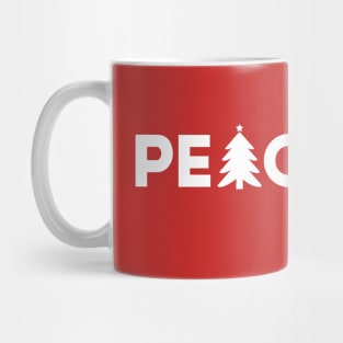 Peace Christmas Tree #1 Mug